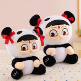 Maxbell Plush Panda Toy Anime Figure Stuffed Animal for Children Girls Birthday Gift 35cm