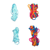 Maxbell 4 Pieces Glow in The Dark String Luminous Rope Toy for Camping Hiking Adults