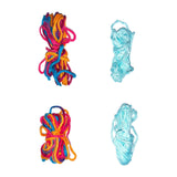 Maxbell 4 Pieces Glow in The Dark String Luminous Rope Toy for Camping Hiking Adults