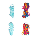 Maxbell 4 Pieces Glow in The Dark String Luminous Rope Toy for Camping Hiking Adults