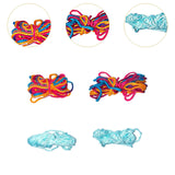 Maxbell 4 Pieces Glow in The Dark String Luminous Rope Toy for Camping Hiking Adults