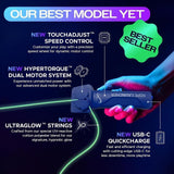 Maxbell 4 Pieces Glow in The Dark String Luminous Rope Toy for Camping Hiking Adults