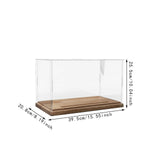 Maxbell Clear Display Case Showcase Dustproof for 1/6 Scale Action Figures Souvenirs