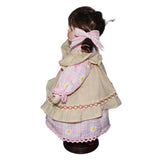 Maxbell Dress up Porcelain Doll Elegant Ceramic Doll for Desk Decoration Friend Gift Pink