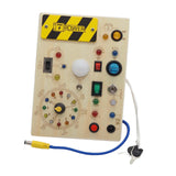 Maxbell Activity Busy Board Wooden Toy for 1 2 3 4 Year Old Kids Children Boys Girls