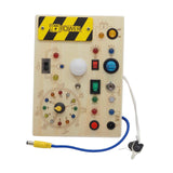 Maxbell Activity Busy Board Wooden Toy for 1 2 3 4 Year Old Kids Children Boys Girls