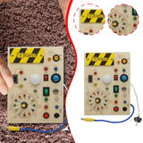 Maxbell Activity Busy Board Wooden Toy for 1 2 3 4 Year Old Kids Children Boys Girls