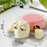 Maxbell 3D Print Turtle Coaster Bar Home Decor Mug Place Mat Gift for Tortoise Lover Beige
