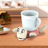 Maxbell 3D Print Turtle Coaster Bar Home Decor Mug Place Mat Gift for Tortoise Lover Beige