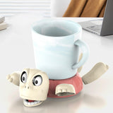 Maxbell 3D Print Turtle Coaster Bar Home Decor Mug Place Mat Gift for Tortoise Lover Beige