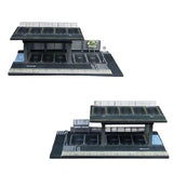 Maxbell 1/64 Scale Model Car Display Case Parking Lot Micro Facility Model   A