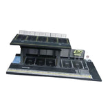 Maxbell 1/64 Scale Model Car Display Case Parking Lot Micro Facility Model   A