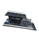 Maxbell 1/64 Scale Model Car Display Case Parking Lot Micro Facility Model   A