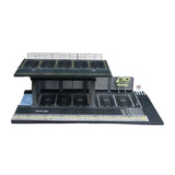 Maxbell 1/64 Scale Model Car Display Case Parking Lot Micro Facility Model   A