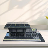 Maxbell 1/64 Scale Model Car Display Case Parking Lot Micro Facility Model   A