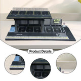 Maxbell 1/64 Scale Model Car Display Case Parking Lot Micro Facility Model   A