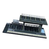 Maxbell 1/64 Scale Model Car Display Case Parking Lot Micro Facility Model   B