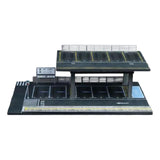 Maxbell 1/64 Scale Model Car Display Case Parking Lot Micro Facility Model   B