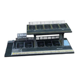 Maxbell 1/64 Scale Model Car Display Case Parking Lot Micro Facility Model   B