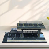 Maxbell 1/64 Scale Model Car Display Case Parking Lot Micro Facility Model   B