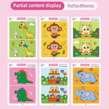 Maxbell Different Picture Cards Portable for Kindergarten Preschool Improve Outsight