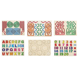 Maxbell Wooden Tracing Board Handwriting Practice for Preschool 3 4 5 Year Olds Kids Letter