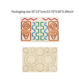 Maxbell Wooden Tracing Board Handwriting Practice for Preschool 3 4 5 Year Olds Kids Gear