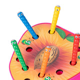 Maxbell Magnetic Worm Catch Game Fine Motor Skills Color Cognitive