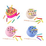 Maxbell Magnetic Worm Catch Game Fine Motor Skills Color Cognitive