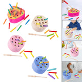 Maxbell Magnetic Worm Catch Game Fine Motor Skills Color Cognitive