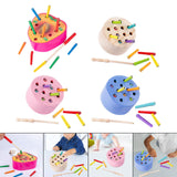 Maxbell Magnetic Worm Catch Game Fine Motor Skills Color Cognitive