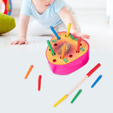 Maxbell Magnetic Worm Catch Game Fine Motor Skills Color Cognitive