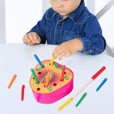 Maxbell Magnetic Worm Catch Game Fine Motor Skills Color Cognitive