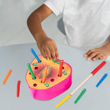 Maxbell Magnetic Worm Catch Game Fine Motor Skills Color Cognitive
