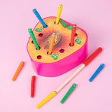 Maxbell Magnetic Worm Catch Game Fine Motor Skills Color Cognitive