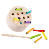 Maxbell Magnetic Worm Catch Game Fine Motor Skills Color Cognitive