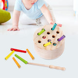 Maxbell Magnetic Worm Catch Game Fine Motor Skills Color Cognitive