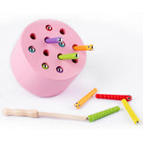 Maxbell Magnetic Worm Catch Game Fine Motor Skills Color Cognitive