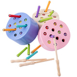 Maxbell Magnetic Worm Catch Game Fine Motor Skills Color Cognitive