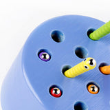 Maxbell Magnetic Worm Catch Game Fine Motor Skills Color Cognitive