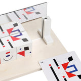 Maxbell Face Changing Block Game Preschool Wood for 36 Months and above Preschoolers