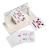 Maxbell Face Changing Block Game Preschool Wood for 36 Months and above Preschoolers