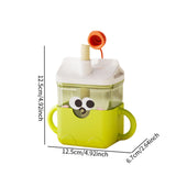 Maxbell Baby Starter Training Cup Cute Portable Water Cup for Infant to 12-18 Months Green