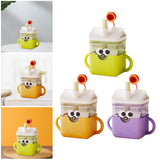 Maxbell Baby Starter Training Cup Cute Portable Water Cup for Infant to 12-18 Months Green
