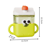 Maxbell Baby Starter Training Cup Cute Portable Water Cup for Infant to 12-18 Months Green