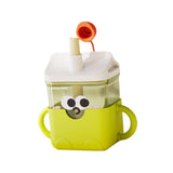 Maxbell Baby Starter Training Cup Cute Portable Water Cup for Infant to 12-18 Months Green
