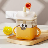 Maxbell Baby Starter Training Cup Cute Portable Water Cup for Infant to 12-18 Months Green