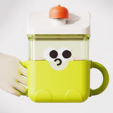 Maxbell Baby Starter Training Cup Cute Portable Water Cup for Infant to 12-18 Months Green