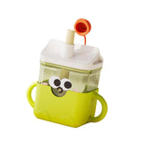 Maxbell Baby Starter Training Cup Cute Portable Water Cup for Infant to 12-18 Months Green