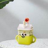 Maxbell Baby Starter Training Cup Cute Portable Water Cup for Infant to 12-18 Months Green